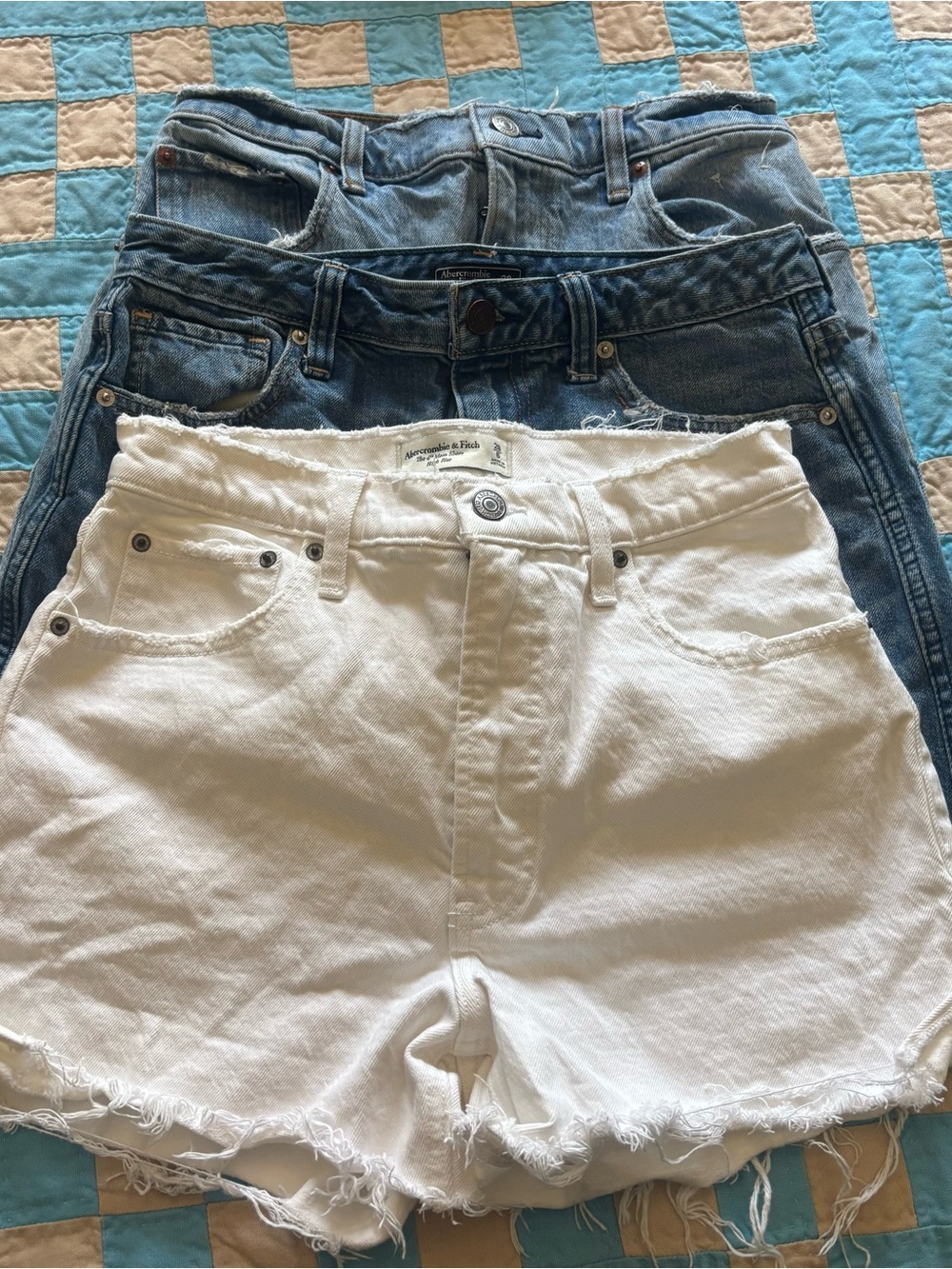Abercrombie shorts/skirt denim bundle size 6/28